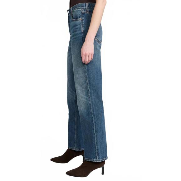 NEW ALEX MILL the bev relaxed jean in vintage dark indigo - Picture 3 of 5